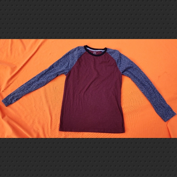 Old Navy Color Block Raglan Long Sleeve T-Shirt S - Picture 4 of 5